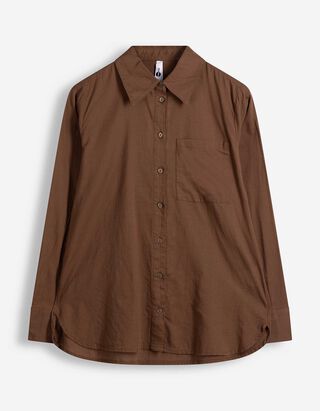 Hemdbluse - Braun