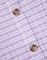 Tricou - Bandă de nasturi - Mov