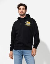 Hoodie - Afdrukken achteraan - zwart