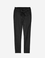 Pantaloni a sigaretta - LENZING™ ECOVERO™ - nero