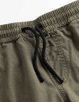 Cargo hlače - Twill - tamno zelena