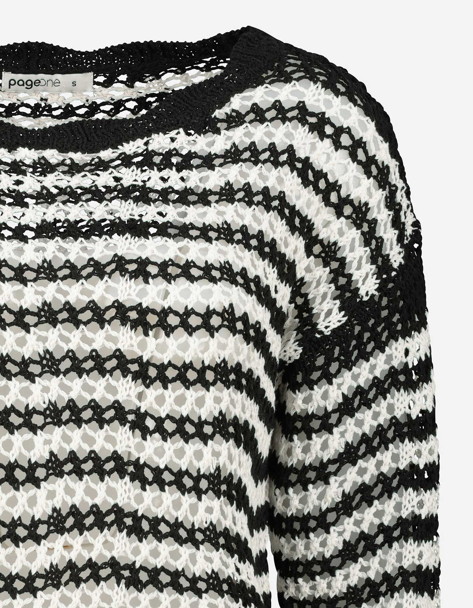 Damen Pullover - Ajour-Strick