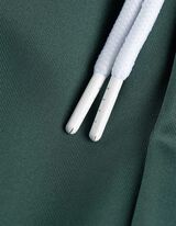 Jogginghose - Kontraststreifen - dunkelgrün