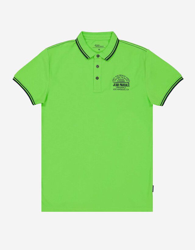 Polo - Ricami - verde