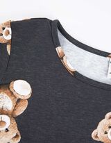 Ruha - Elsz&oacute;rt nyomott minta - s&ouml;t&eacute;tsz&uuml;rke