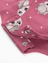 Tričko s dlh&yacute;mi ruk&aacute;vmi - Celoplo&scaron;n&aacute; potlač - tmavocervena