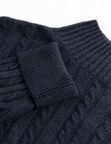 Pullover - Rollkragen - Dunkelblau