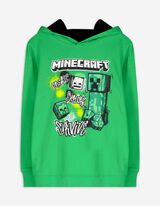 Hoodie - Minecraft - grün