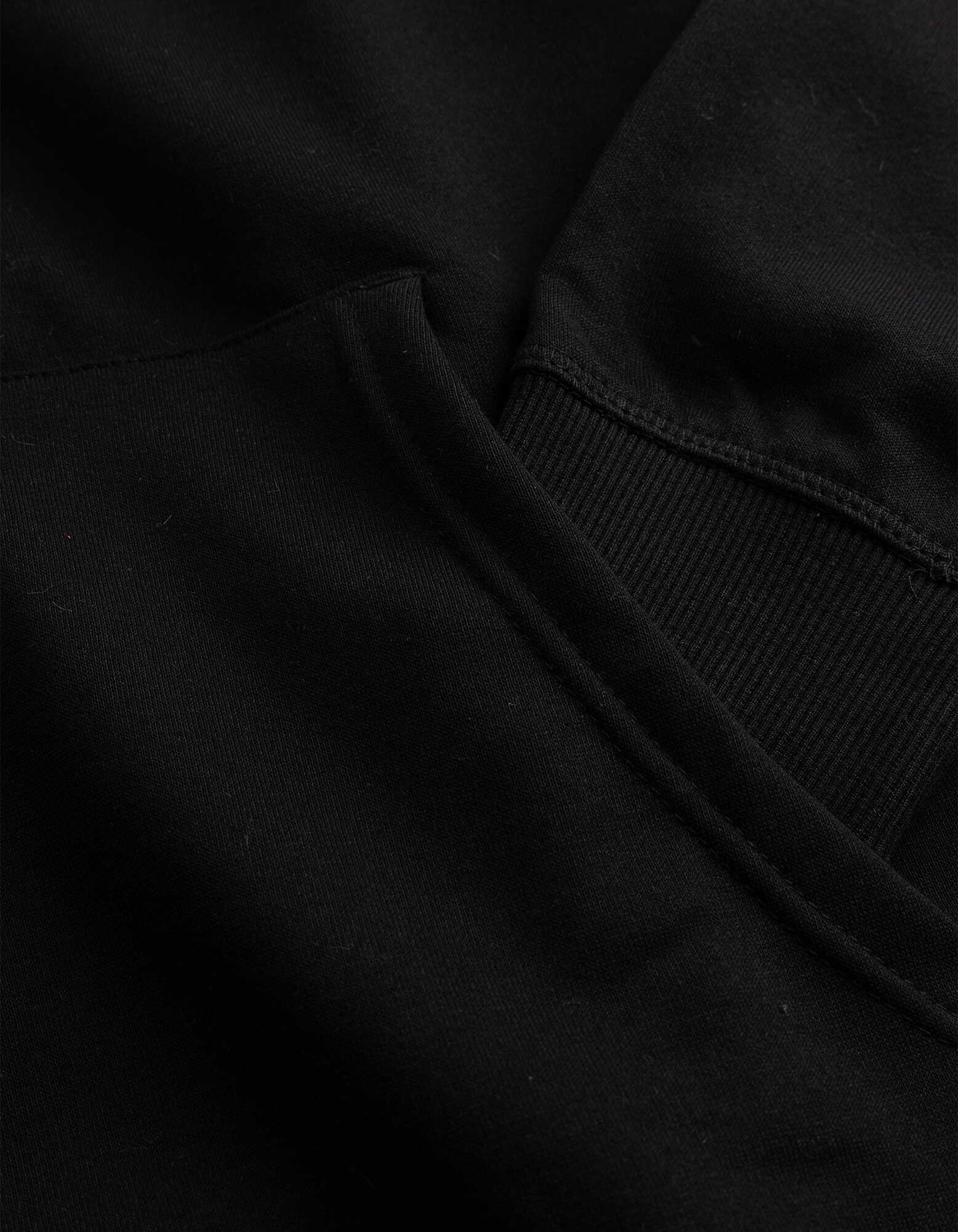 Bluză de trening - Broderie - Negru