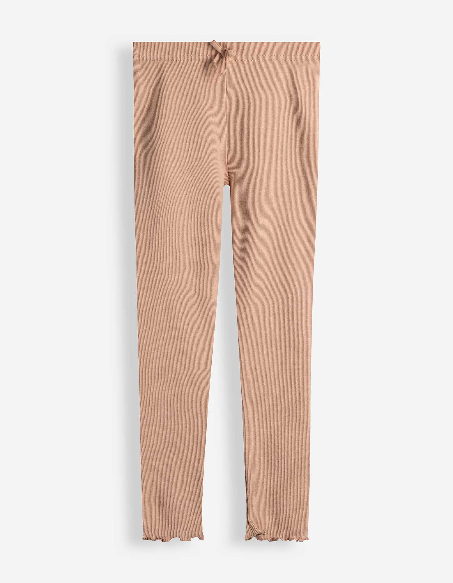 Legging - Geribd - bruin