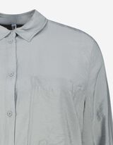 Dolga bluza - Viskozna me&scaron;anica - siva