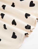 Suknelė - Ištisinis raštas - smelio spalvos