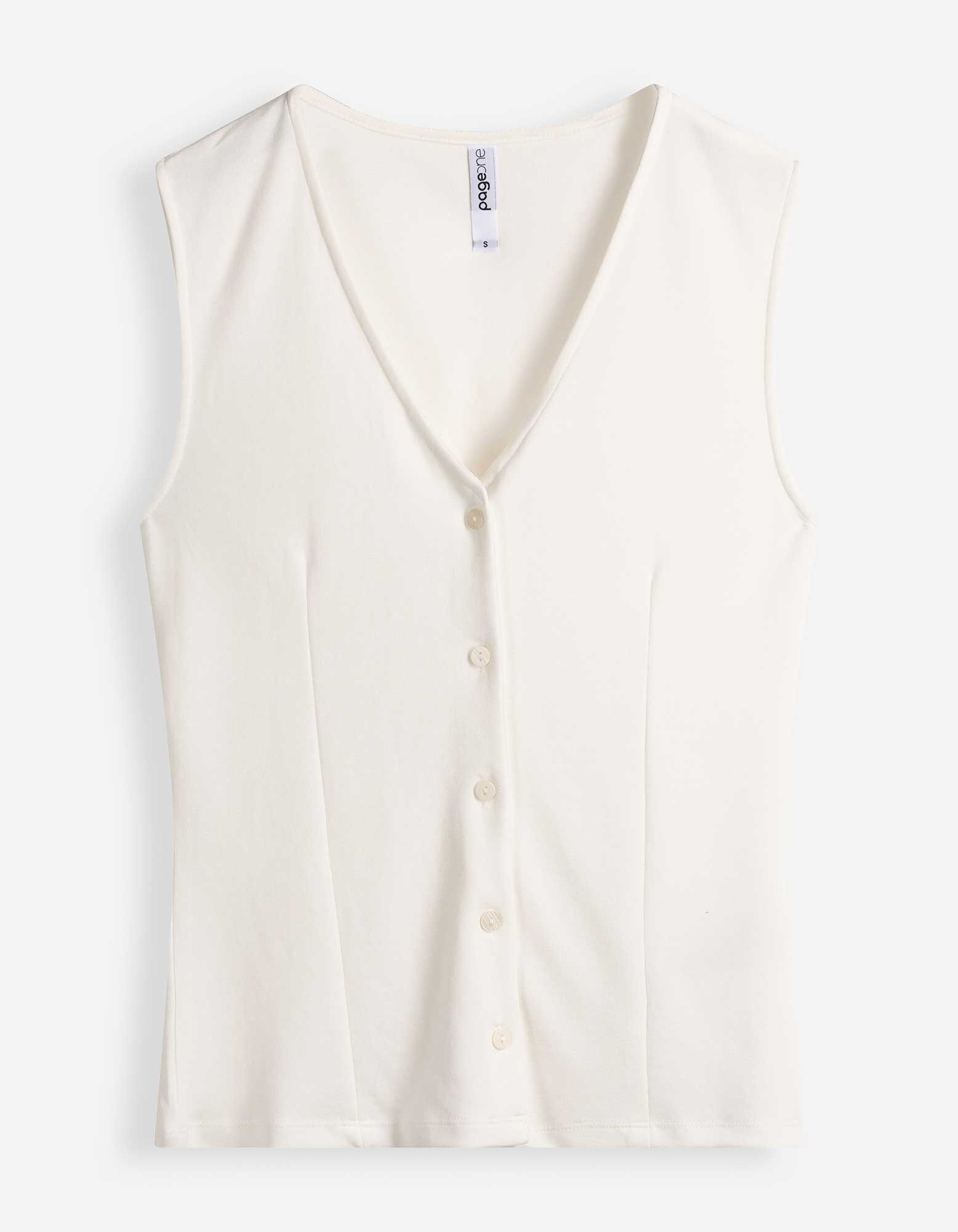 Top - Viscosemix - Off-White