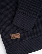 Trui - Wafelstructuur - donkerblauw