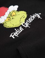 bluza z kapturem - Grinch - czarny