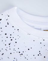 Set de tricou și șorturi - Sonic - Alb