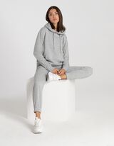 Felpa con cappuccio - Tasca a marsupio - grigio