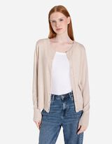 rozpinany sweter - LENZING&trade; ECOVERO&trade; - bez