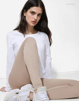 Leggings - Traspirante - beige