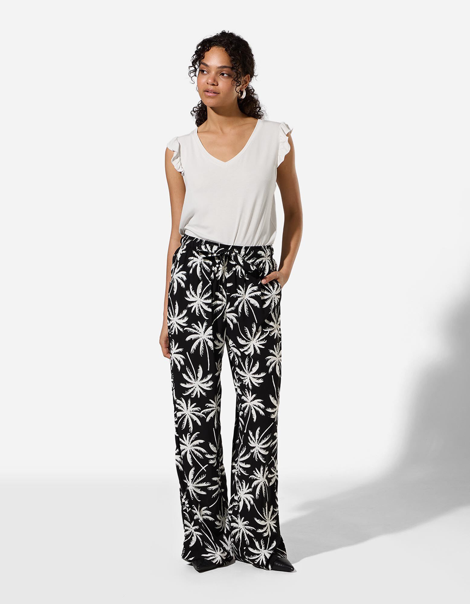 Top - Volants - Off-White
