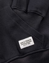 Sweatshirt - Waffelstruktur - Dunkelgrau