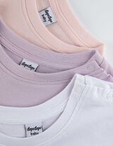 Marškinėliai ilgomis rankovėmis - pakuotė po 3 vnt