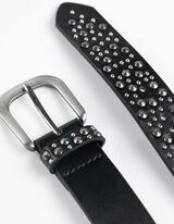 Gürtel - Nietenbesatz - schwarz