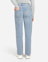 dżinsy - dekatyzowany denim - jasny niebieski