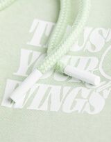 Felpa con cappuccio - Cappuccio - verde