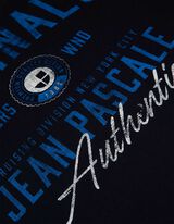 Majica kratkih rukava - Prednja štampa - tamno-plava