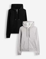 Sweatjacke - 2er-Pack