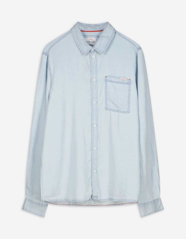 Overhemd - Regular fit - lichtblauw