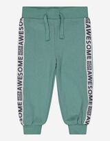Pantaloni jogging - Dungi contrastante - Verde deschis