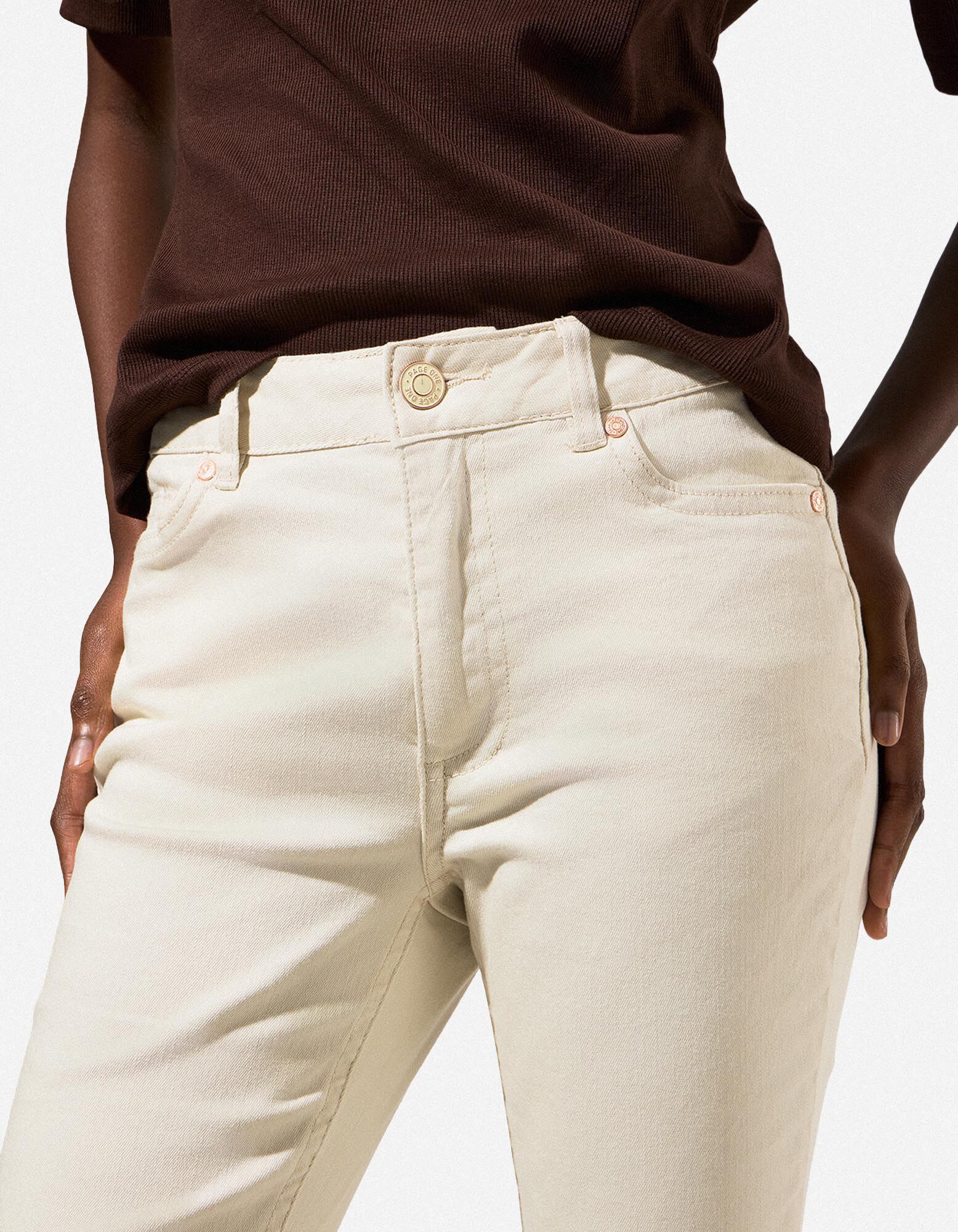 Jeans - Bootcut Fit - Wei&szlig;