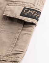 Cargo &scaron;ortky - Twill - b&eacute;žov&aacute;