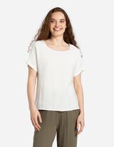 T-särk - LENZING™ ECOVERO™ - valge