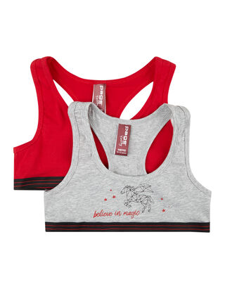 M&auml;dchen Sport Bustiers im 2er-Pack