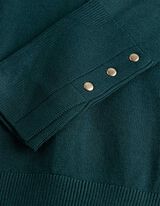 Pullover en tricot - p&eacute;trole