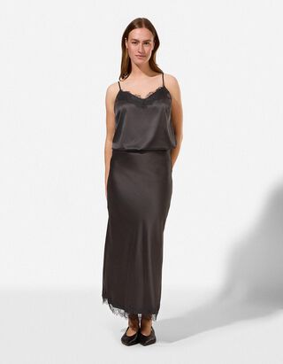 Midirock - einfarbig - Schwarz