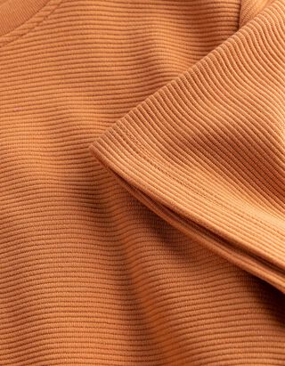 T-shirt - Ronde hals - oranje