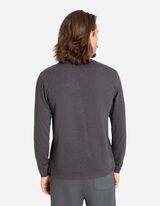 Majica dugih rukava - Melirano - tamno-siva