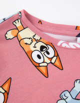 Marškinėliai ilgomis rankovėmis - Bluey - violetine