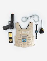 Kost&yacute;m - Policie - b&iacute;l&aacute;