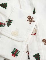 Overhemd - Print all-over - wit