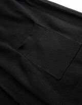 Kardigán - Viszkózkeverék - fekete