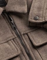 Giacca - Effetto lana - Beige