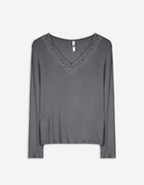 Langarmshirt - LENZING™ ECOVERO™