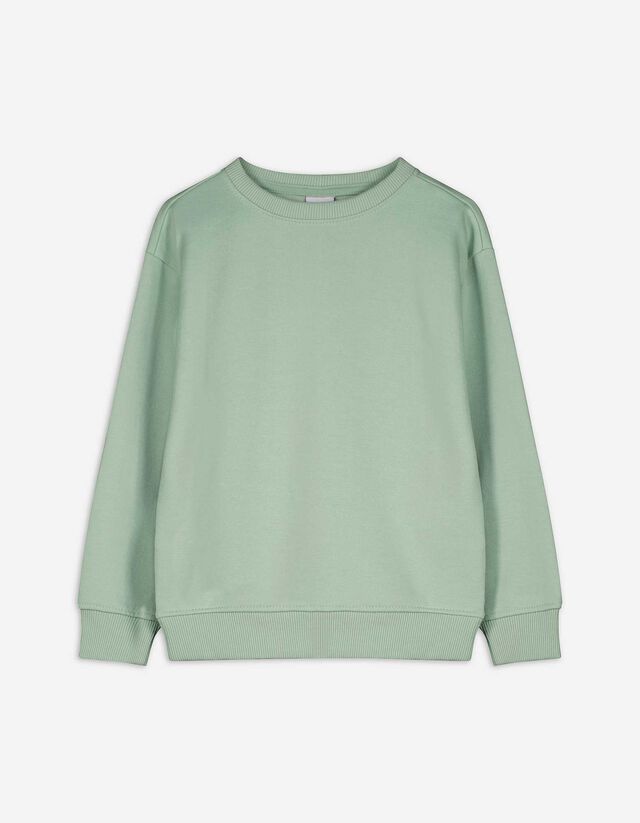Sweatshirt - einfarbig - grün