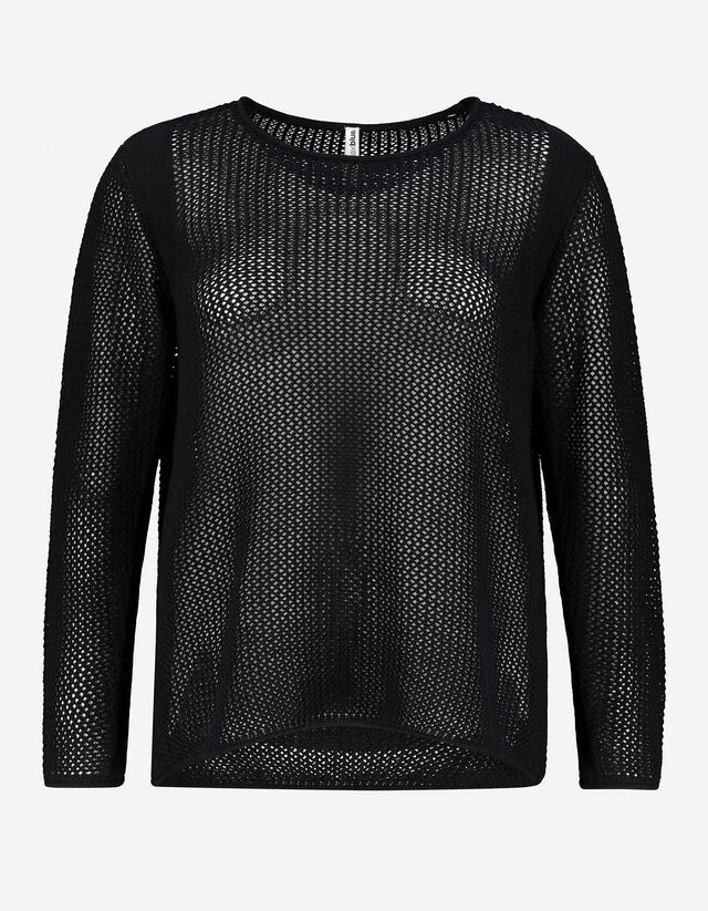 Damen Pullover - Gerollte Abschlüsse   