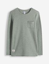 Longsleeve - Wafelstructuur - groen